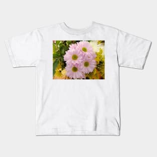 Pink Daisies Kids T-Shirt